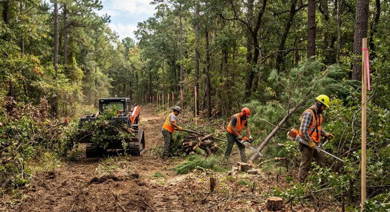 Underbrush Clearing in Marietta, GA
